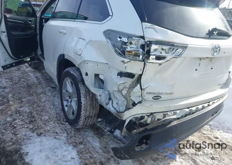 2015 Toyota Highlander Limited Platinum V6/Limited V6 из США, поврежденный, VIN 5TDDKRFH9FS13544